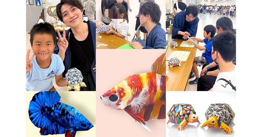 生き物工作ワークショップ(ペーパークラフト)